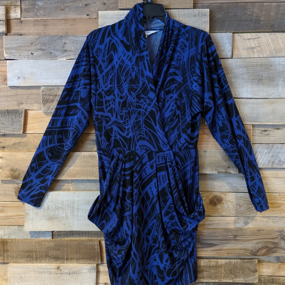 BCBGeneration Ink Blue Mini Dress w/ Pockets
